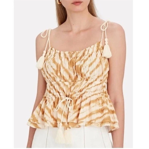 Ulla Johnson Tops - Ulla Johnson sand tie dye Rio top Size 2